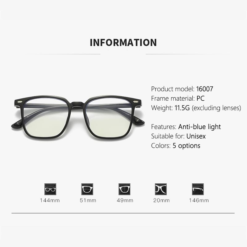 Color-changing Anti-blue Light Glasses Fashionable For Both Men And Women Suitable For Those With Myopia.16007