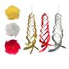 Hangable Radar Reflective Bird Repellent - Silver Spiral Wind Spinner - Effective Bird Deterrent for Gardens Chase Birds
