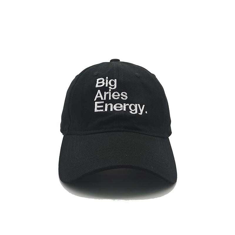Zodiac Embroidey Cotton Baseball Cap Men Soft Top Black Color Outdoor Sun Hat Women Sport Sunshade Caps Unise Gorras