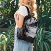 Trendy Transparent PVC Student Backpack - High Capacity Fashionable Schoolbag