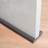A Door Bottom Draft Stopper Made of High Resistance Rubber and Fabric - Soundproof Energy Saving Waterproof Seal for Bedroom Doors - 36.61 Inch