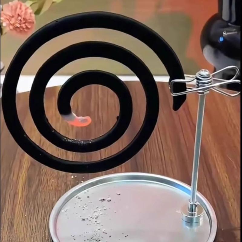 Durability Metal Coils Incenses Stand With Magnetic Grip Mosquitoes Repellents Brackets Camping Home Essential