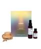 La Bruket Body Oil + Brush Set Sage Rosemary Lavender Solstice Revival Kit