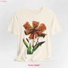 Tiger Lily Shirt Flowers T Lilly Unique For Her Vintage Style Floral Flower Vintage Unisex Designer Clothes Soft Fashion