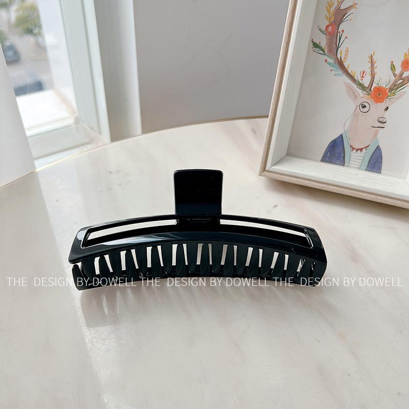 

Большая заколка-краб для волос, современная, модный смоляной материал, цвета в ассортименте Classic Black 13cm