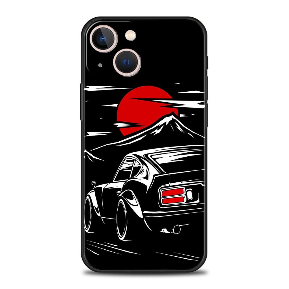 Japonsko JDM Sportovní Auta Muž Muži Pouzdro na Telefon Pro iPhone 11 12 13 15 16 14 Pro Max X XR XS 7 8 Plus SE Luxusní Kryt