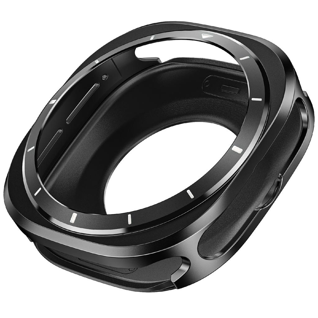 For Samsung Galaxy Watch Ultra 47mm Protective Case Aluminum Alloy PC Watch Bumper Cover