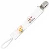 Planetee Pacifier Clip for Name LILY Baby of Love Bee | Pacifier Clip Baby Shower Gift