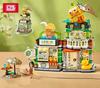 Loz Building Blocks City View Scene Lemon Tea Shop  Store Architectures Assembly Toy Christmas Gift For Children Adult