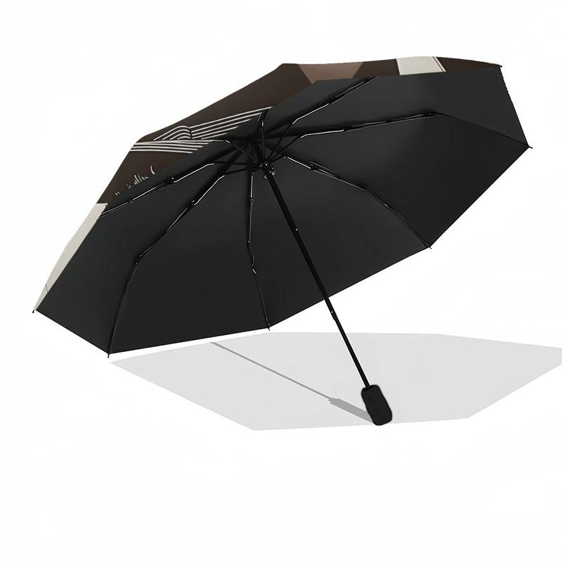 1pc Charlie Chaplin Automatic Folding Umbrella, Portable Collapsible Design, Casual Outdoor Accessory L1127027