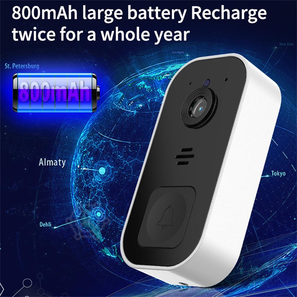 Wireless Smart Video Doorbell WiFi Door Bell  APP Video Intercom Security Monitor Camera Home Security Door Phone