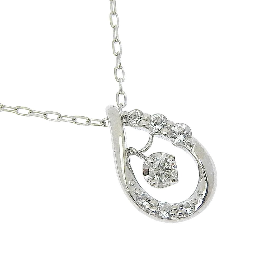 

4℃ краплеподібне намисто 2018 Різдвяна лімітована колекція K10 біле золото 1,4 г Жіноче Вживане