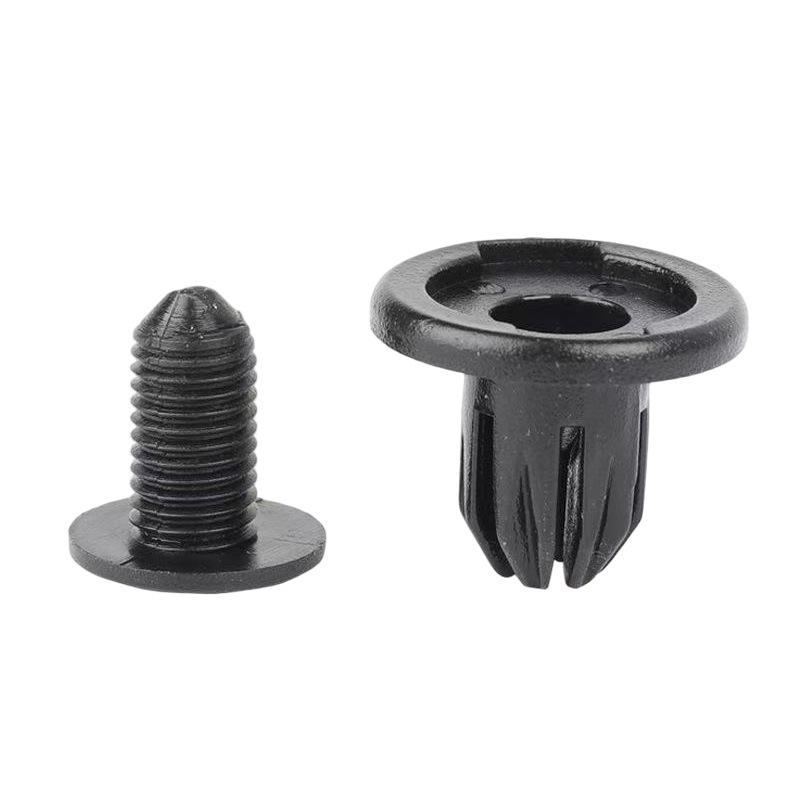 Universal 10mm Plastic Expansion Screw for Bumper, Fender, and Engine Shield Retainer
