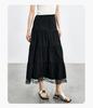Qianwen Lace Splicing Half Skirt