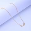 2025 New Fishbone Necklace Women's Instide Internet Celebrity Niche Design Sense Clavicle Chain Simple Temperament Pendant
