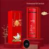 80th Birthday Gift Set: Insulated Water Cup and Practical Souvenir Box for Celebratory Banquet