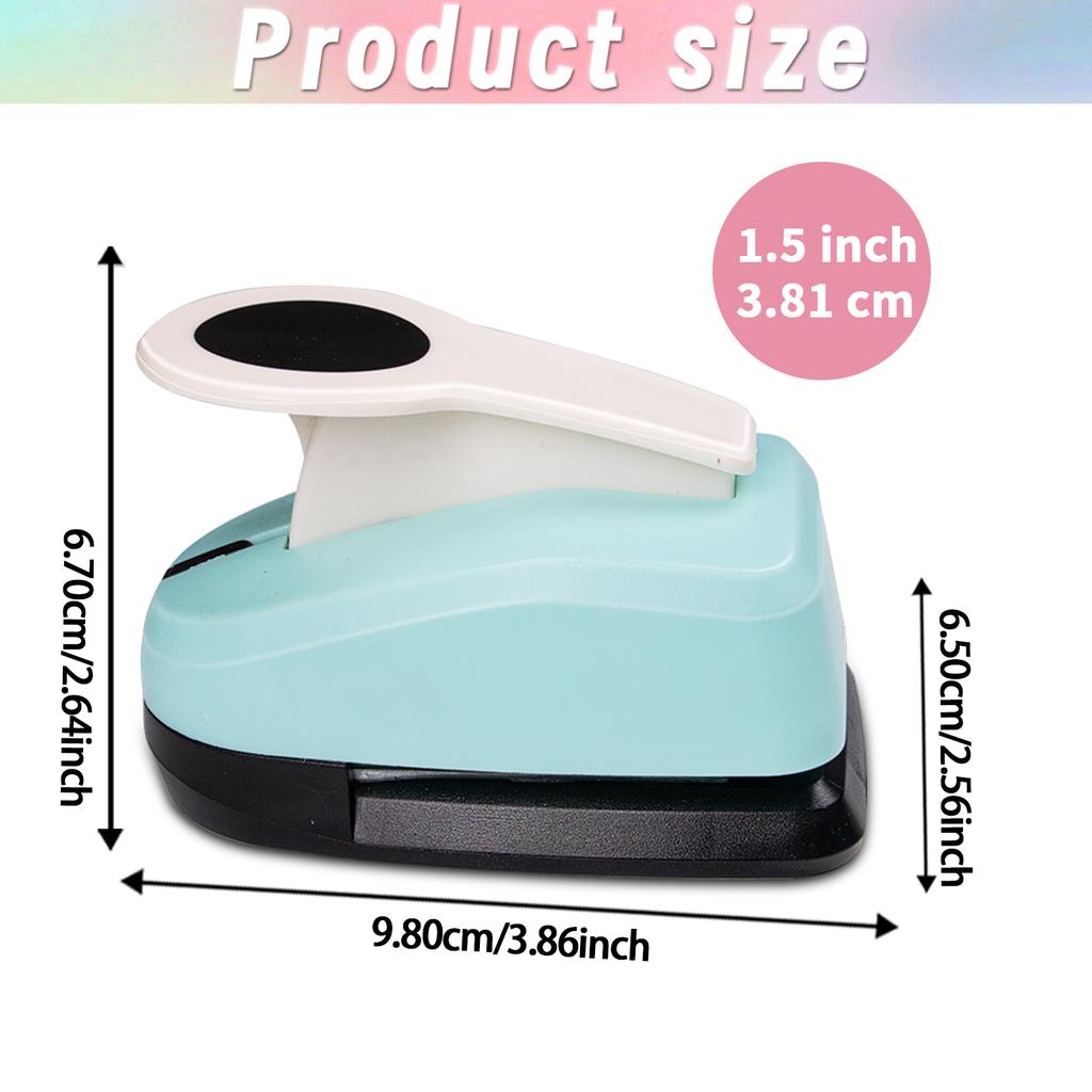 Circle Cutters Paper Hole Punch Cutter Tool Set 2 inch 50mm 38mm 25mm 16mm 9mm Circle Shapes Hole for card making scrapbooking