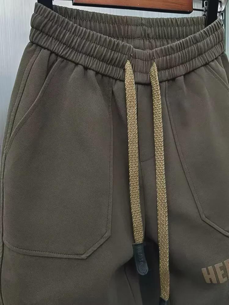 Men's Trendy Summer Letter Print Loose Harem Pants