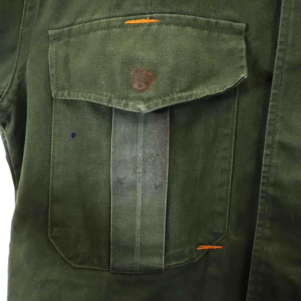 MICHIELSENS 80s vintage Short sleeve Belgian Military Shirt jacket 36 Men's Used