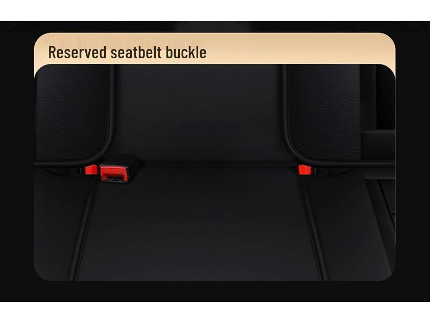 Universal Full-Surround Leather Car Seat Covers - Breathable, Wear-Resistant, Dirt-Resistant, Four-Season, for Five Seats.