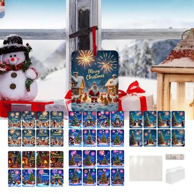 Christmas Money Holders For Cash Christmas Tree Money Card 8x Festival Money Clip Decorative Practical Funny Ornaments Money