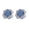 62KD 2 Piece Artificial Flower Curtain Tiebacks Metal Spring Clips for Window Drapes Drapery Holdbacks Clamps Room Decoration