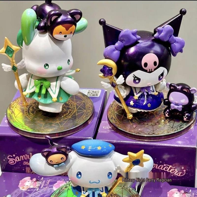 Sanrio Starry Night Party Magician Blind Box Figure - Trendy Toy Figurine Doll Ornament Birthday Gift