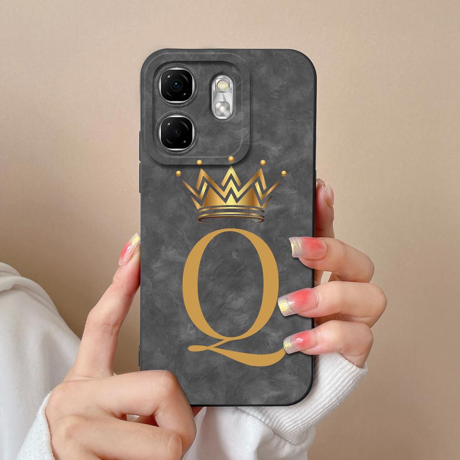 For Infinix Smart 9 Case Wave Texture Letters Back Cover For Infinix Smart9 X6532 Soft High Quality Silicone Couple Phone Cases