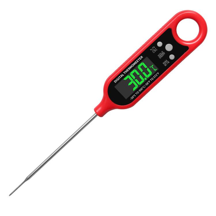 Instant Read Digital BBQ Thermometer with Backlight Strong Magnet 1-Second Response Food Probe for Grill/Oven/Smoker