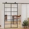 Vidaxl Sliding Door With Hardware, EsG Glass And Aluminium, 102X205 Cm