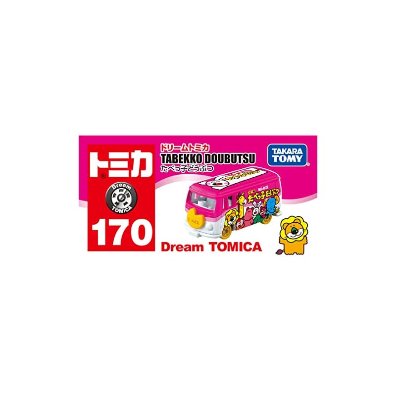 TAKARA TOMY Dream Tomica No. 170 Tabekko Doubutsu Miniature Car Toy (Ages 3 and Up)