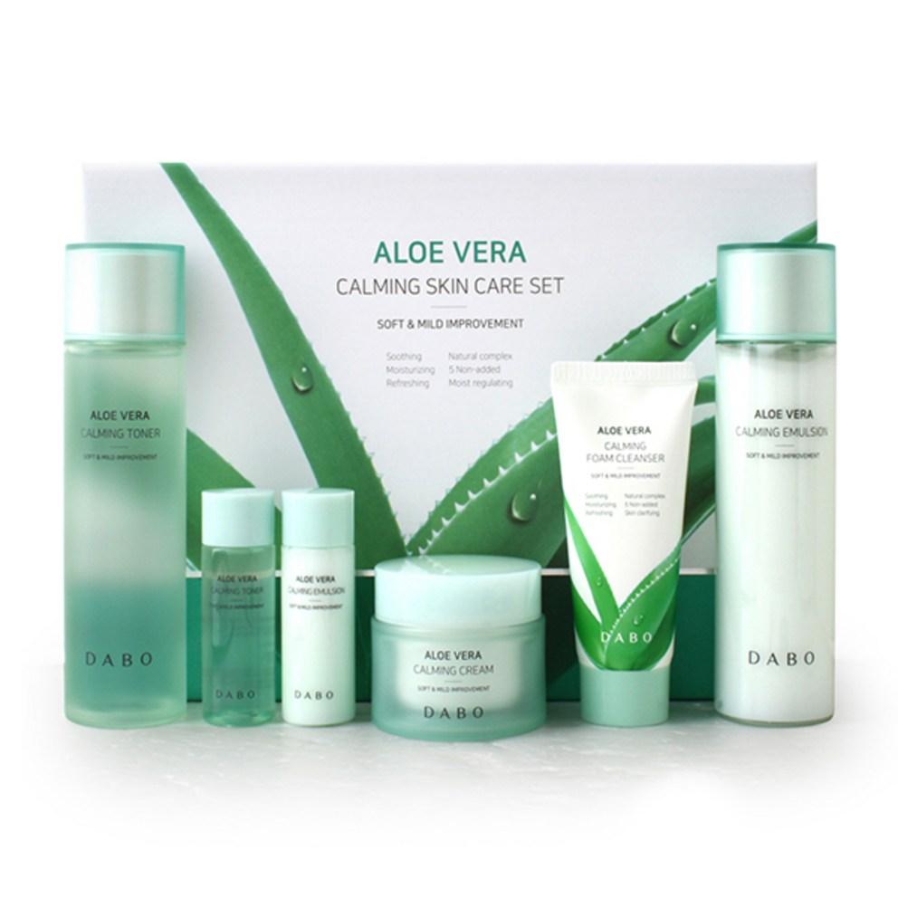 Успокаивающий набор для ухода за кожей Dabo с алоэ вера (4 предмета)