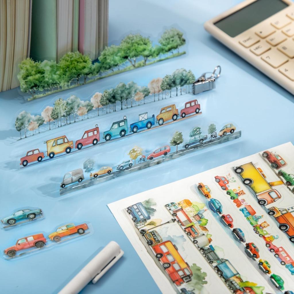 Kesari Sticker Collage for Girls and Sticker Cute Korean Large Candy Assortment, Retro, Stylish, Cute, Adults, Book, Keyboard, Smartphone, Diary,