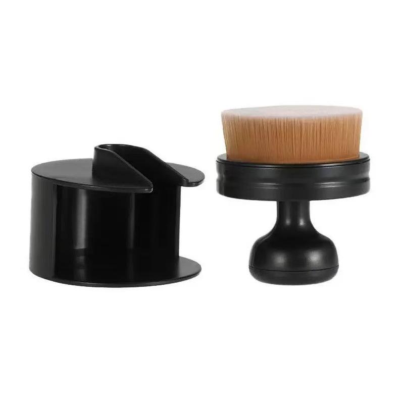 Car Tire Detailing Brush High Density Soft Bristles Sealed Cover For Shine Polish Wax Application