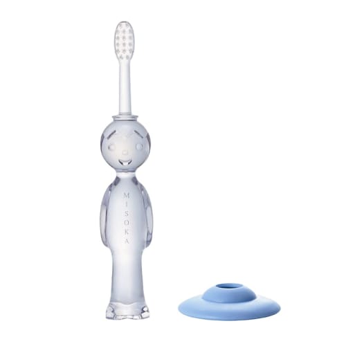 [Official] MISOKA for Kids 3-Piece Toothbrush Set. Perfect for infants and toddlers. Perfect as a baby shower gift. Brush with water without toothpast