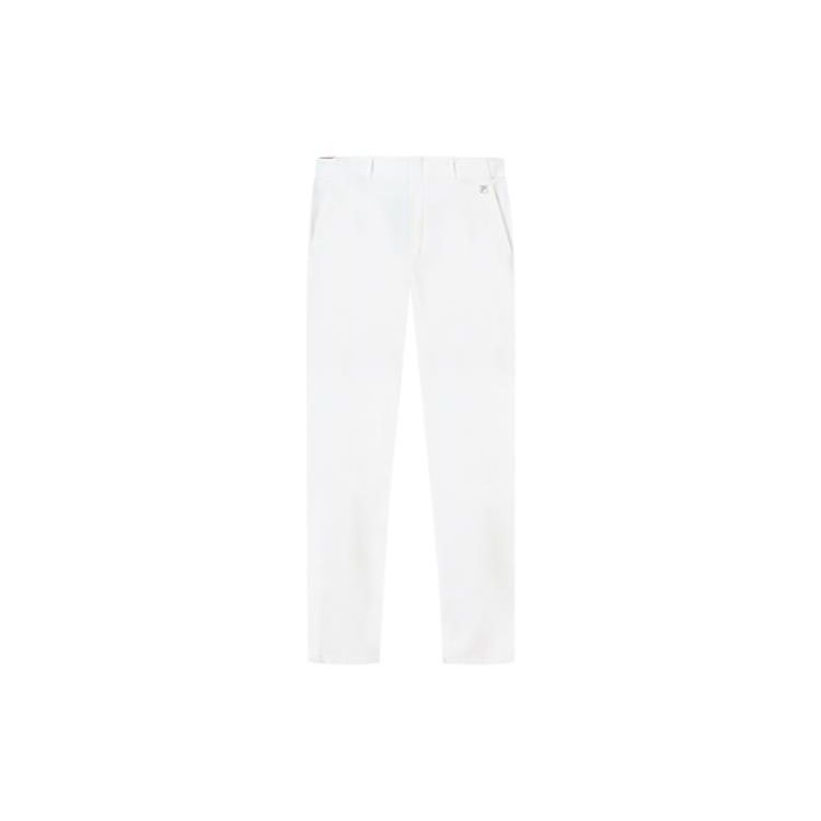 FILA Solid Straight Leg Woven Casual Pants Men bottoms White A11M215814F-WT XL