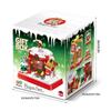 714PCS Christmas Eve Apple House Building Blocks Diy Creative Gift Box Model Assembly Bricks Creative Desktop Deco Kid Toys Gift