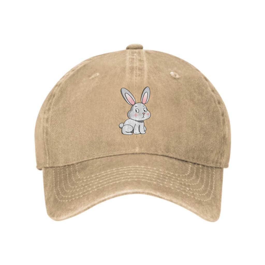 Cute Cartoon Rabbit Summer Classic Fashion Men Trucker Hat Cotton Breathable Women Cowboy Cap Outdoor Leisure Basketball Caps