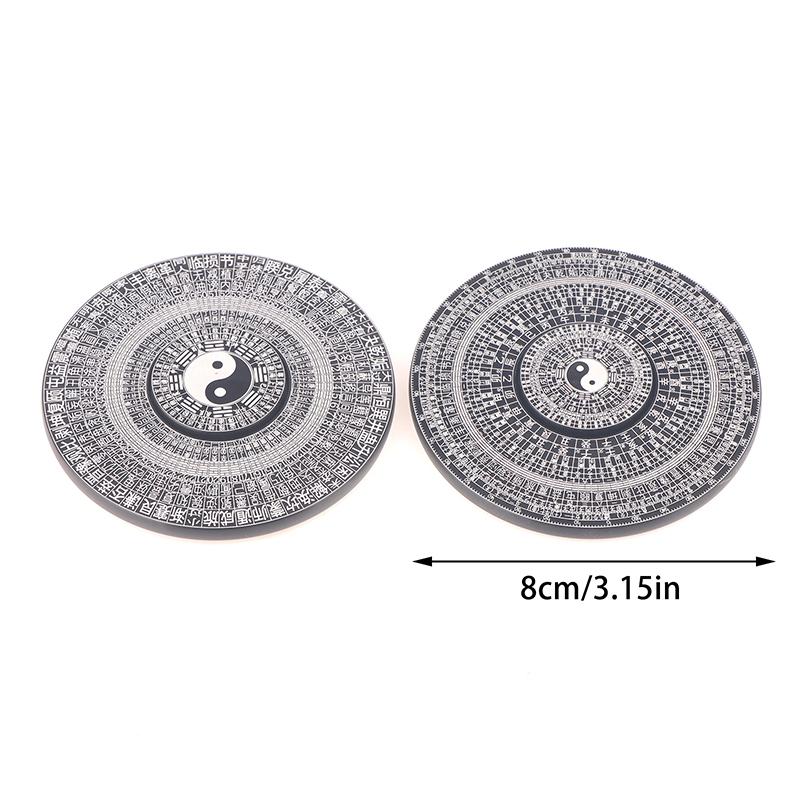Chinesischer Tai Chi Bagua Drehbarer Feng Shui Kompass Aluminiumlegierung Chinesische Meisterbedarf Glück Segen Heimdekor Ornamente