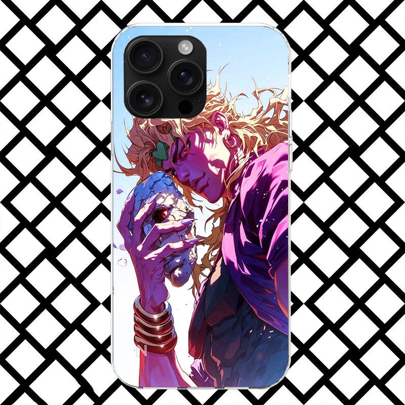 

JoJo Adventure Dio Diego Brando Phone Case for iPhone 17 Air 16 16E 15 14 Plus 13 Mini 12 11 Pro Max 7 8 + SE 2020 Soft Cover Fu iPhone 12 (12 Pro)