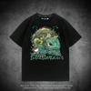 Mechanical Series Trendy T-shirt Bulbasaur Charmander Squirtle Pikachu Pure Cotton Loose Short-sleeved Clothing