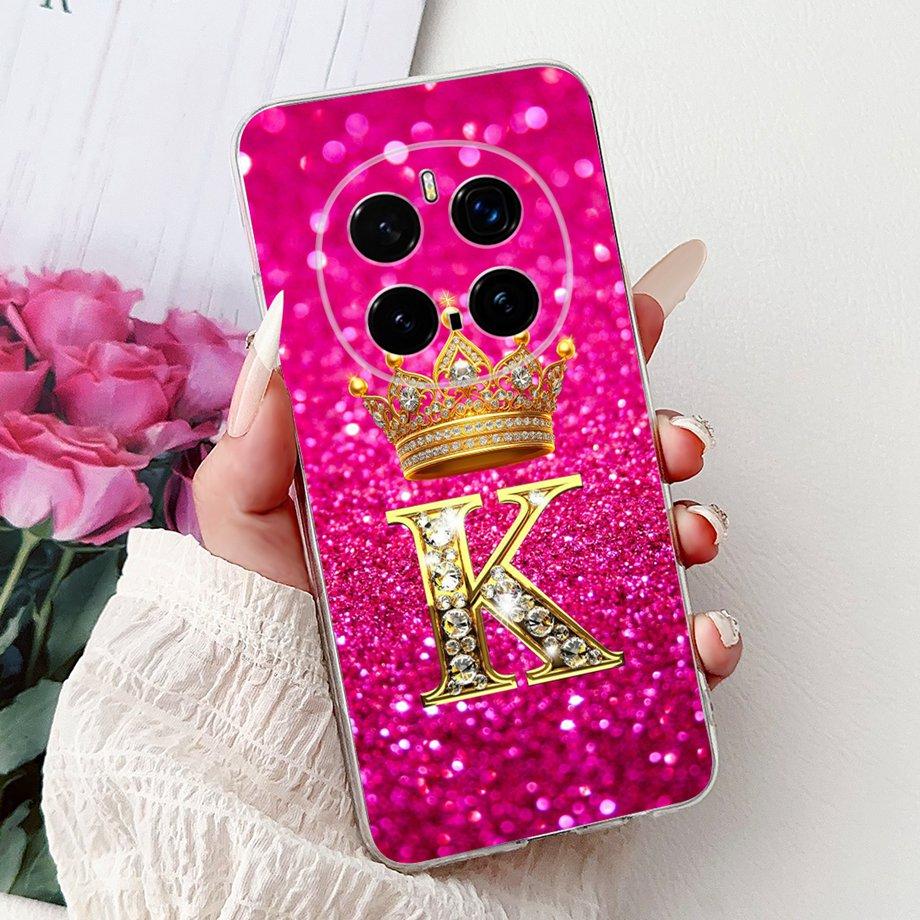 Phone Case For Honor Magic 7 Pro Magic7 Camera Protected Back Cover For Magic 5 Lite 6 Lite Soft Silicone Funda Letters Pattern