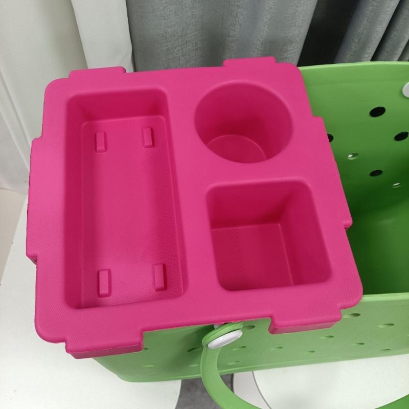Toppers Schalen Zubehör für Strandtasche Oberer Becher Handyhalter Schale Aufbewahrung Deckel für Strandtasche Trennwand und Organizer Geschenk