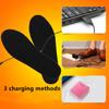 Heating Insoles Sports Outdoor Feet Warm Sock Foot Warming Pad Washable USB Heated Shoe Insoles