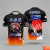 Japanese Racing style T-shirt for Enthusiasts Men's Motorcycle Quick Drying T-shirt Breathable Racing Men's Jersey T-shirt tops