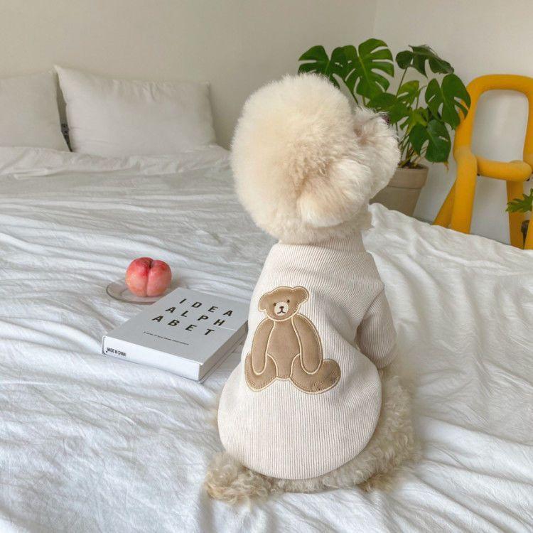 Spring, Summer, Autumn and Winter ins Dog Clothes Pet Cat Clothes Teddy Bigbear Teacup Dog Small Dog Cute Thin