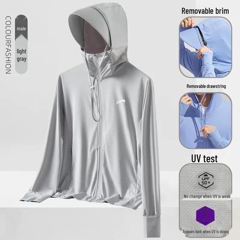 Guirenniao Unisex Hooded UV Protection Jacket