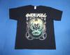 New Overkill T-shirt The Grinding THRU Europe Tour 2017 Thrash Metal Band Men's XL