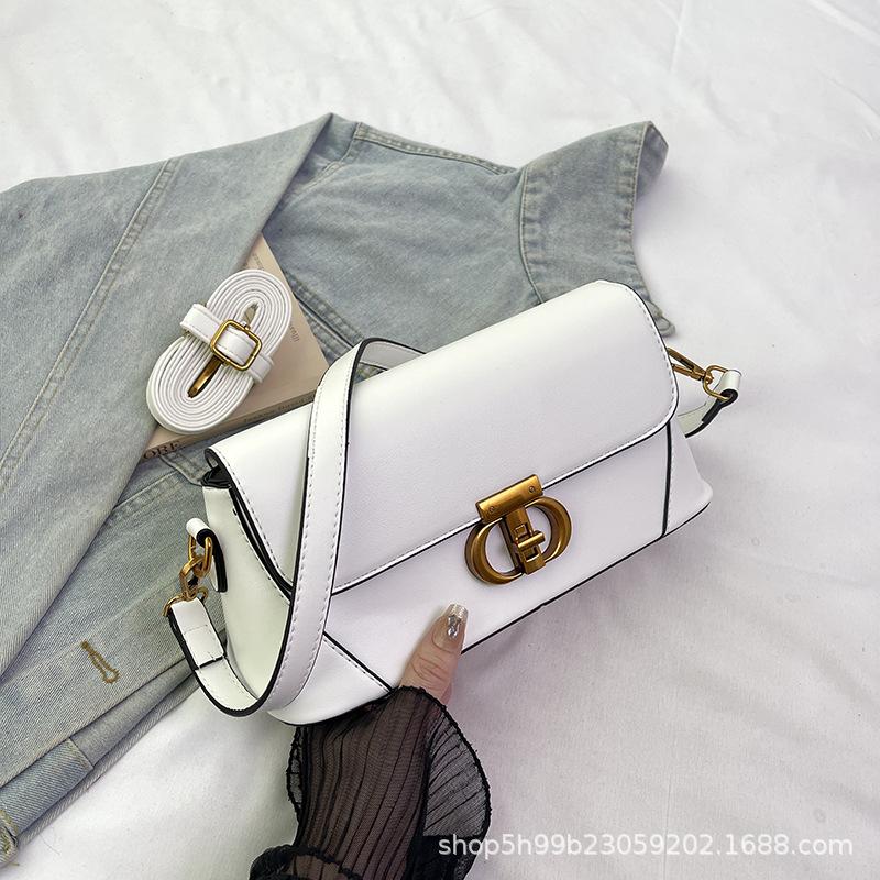 Autumn New Fashion Baguette Bag Women's Texture Trend Women's Hand Armpit Bag Crossbody Shoulder Bag