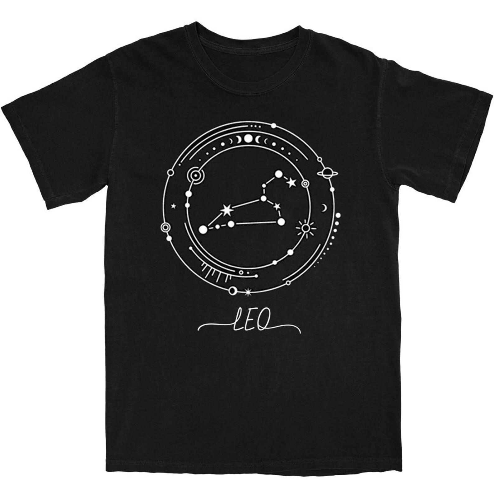 Leo Zodiac Shirt •Zodiac Sign Shirt •Zodiac Symbols Shirt •Constellation Shirt •Zodiac Horoscope Shirt •Astrology Shirt •12 Zodiac Shirt 4XL